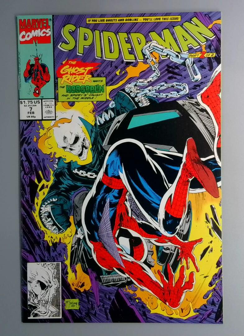 Spider-Man #7 NM Ghost Rider Marvel 1991 JR1