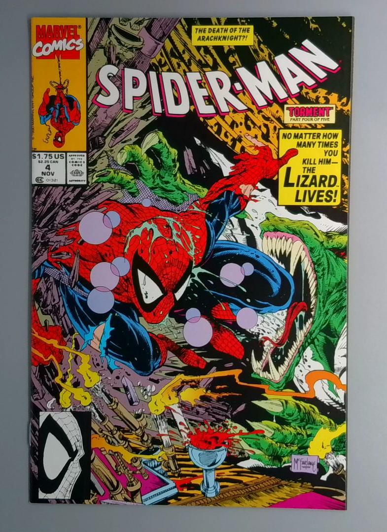 Spider-Man #4 NM McFarlane Marvel 1990 JR1