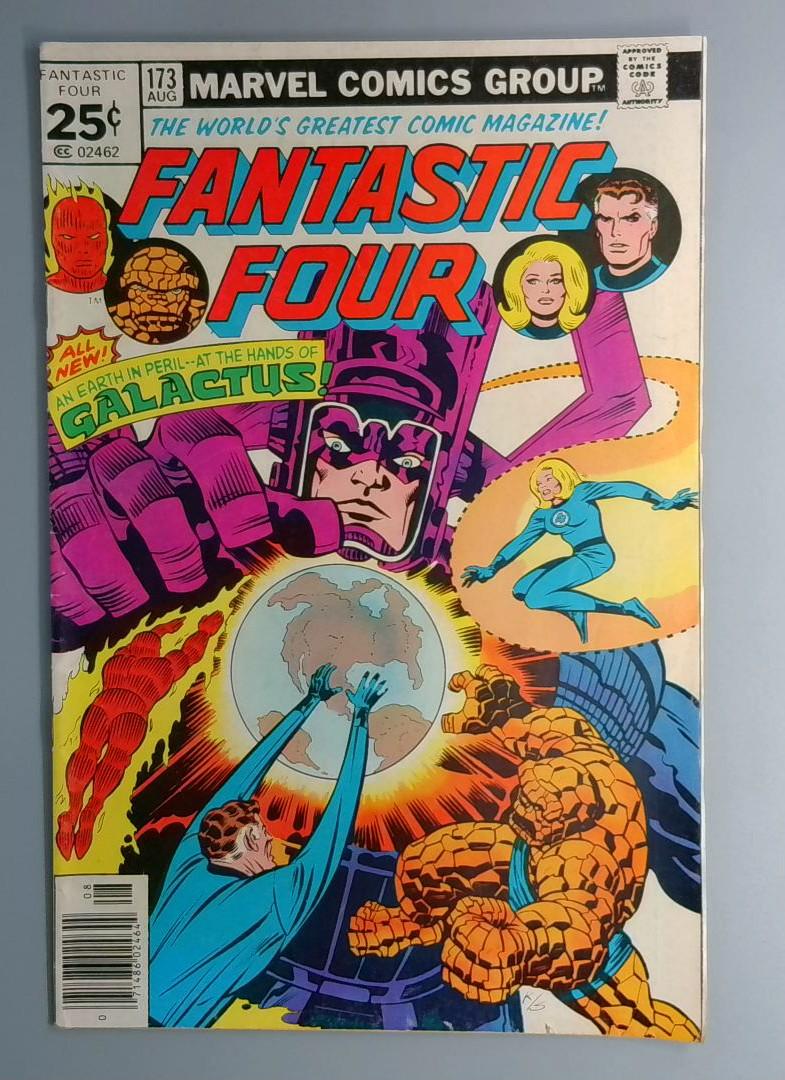 Fantastic Four #173 VG/FN Jack Kirby Galactus Cover Marvel 1976
