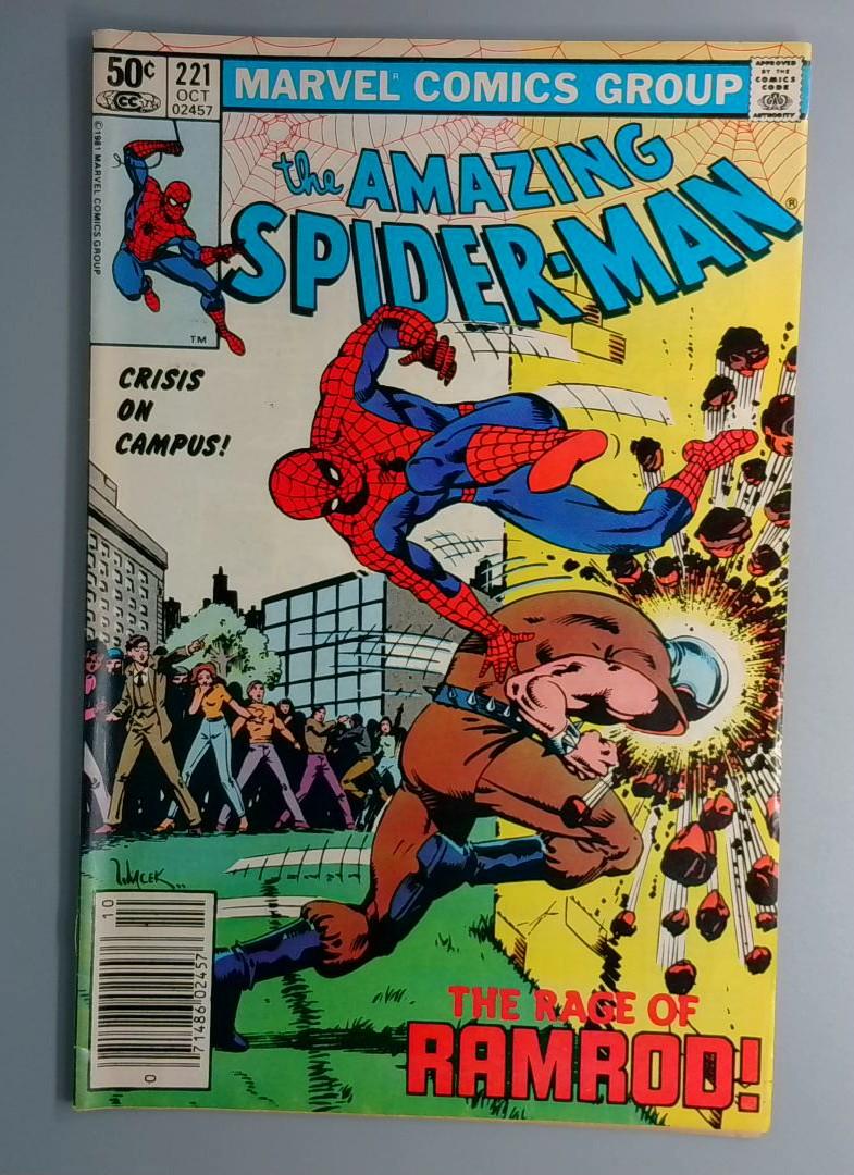Amazing Spider-Man #221 Newsstand Edition Marvel 1981