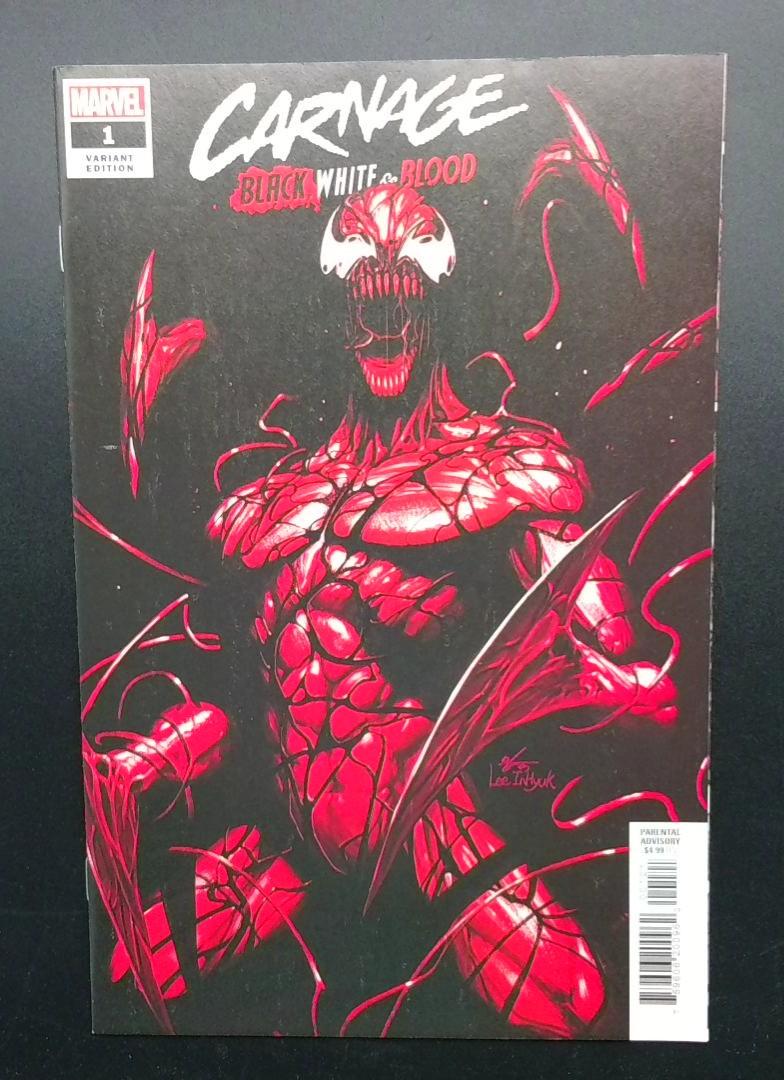 Carnage Black White and Blood #1 Variant Marvel 2021