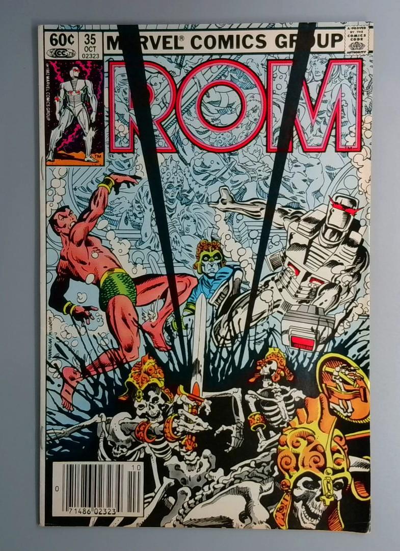 Rom #35 Newsstand Edition Marvel 1982