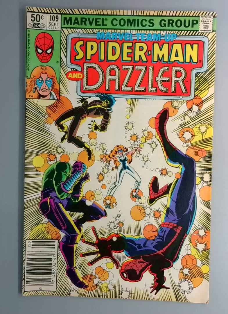 Marvel Team-Up #109 Dazzler Newsstand Edition Marvel 1981