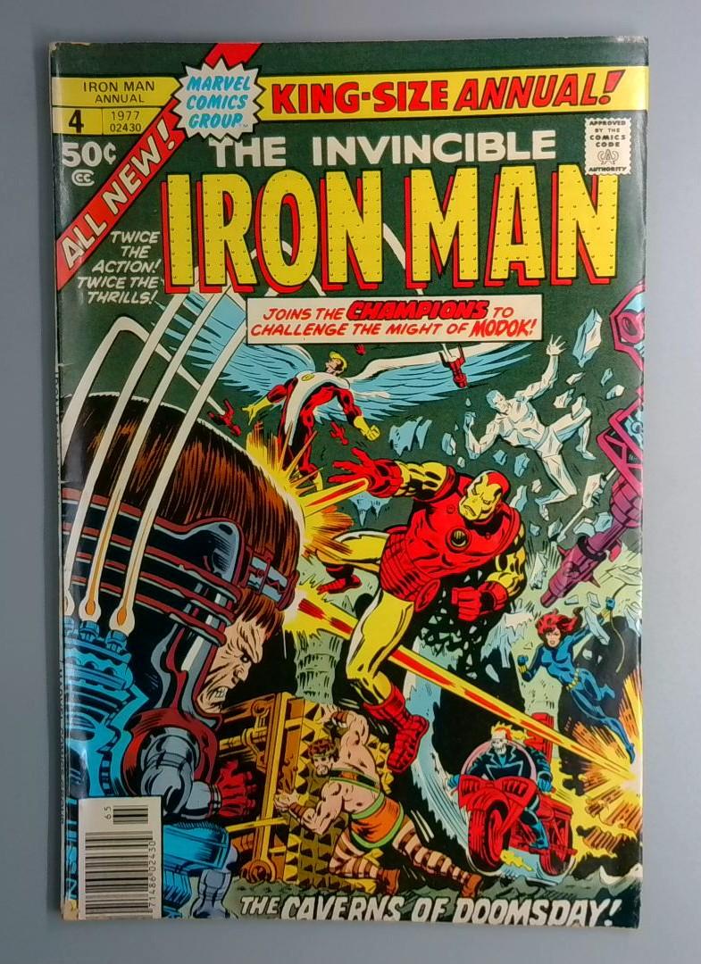 Iron Man Annual #4 FN- Champions Marvel Comics, 1977