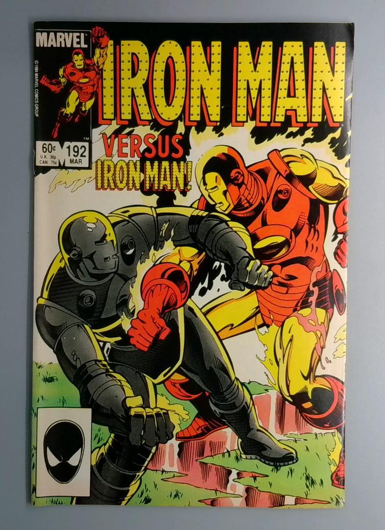 Iron Man #192 Jim Rhodes Versus Tony Stark Direct Edition Marvel 1985