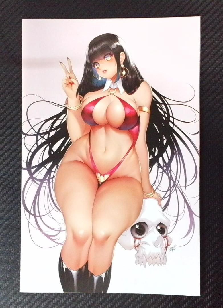 Vampirella Vs The Superpowers #1 VF+ John Vasquez Virgin Variant Dynamite 2024