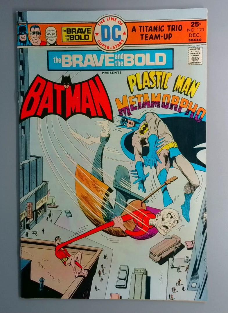 Brave and the Bold #123 VF/NM Batman and Plastic Man DC 1975