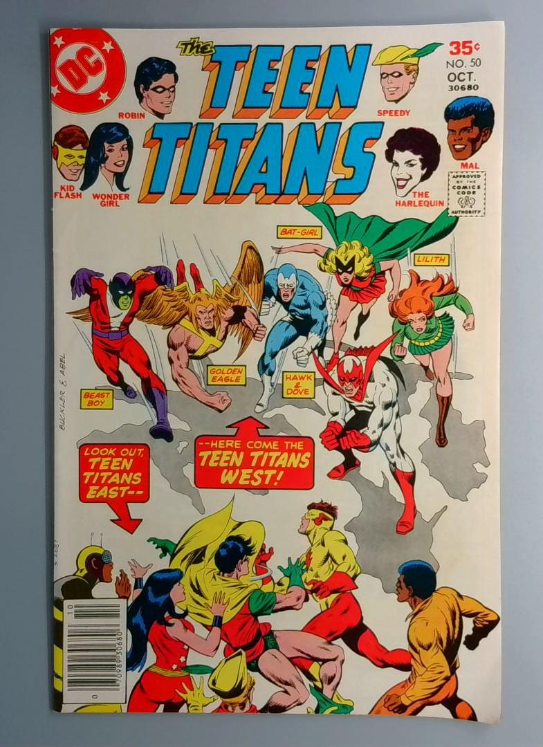 Teen Titans #50 FN 1st Appearance of Teen Titans West DC 1977