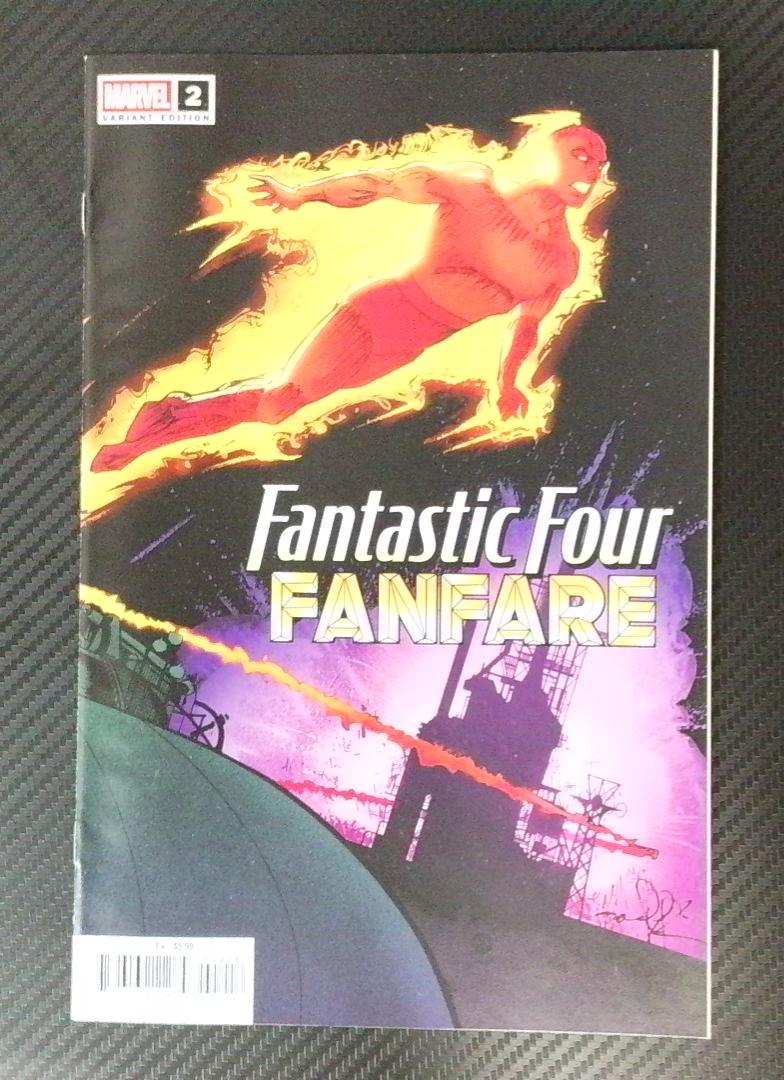 Fantastic Four Fanfare #2 VF/NM 1:50 Ri Hidden Gem Cover Marvel 2025 MW1