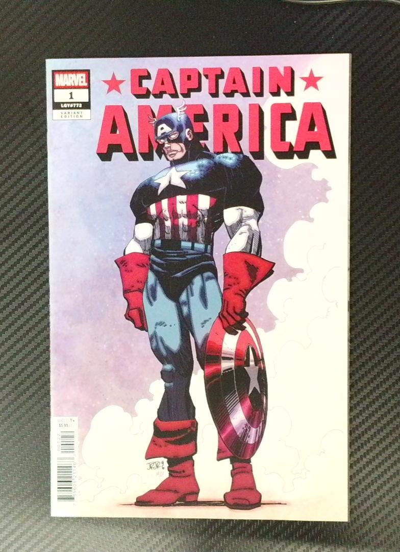 Captain America #1 NM 1:50 JOHN ROMITA JR Hidden Gem Marvel 2025
