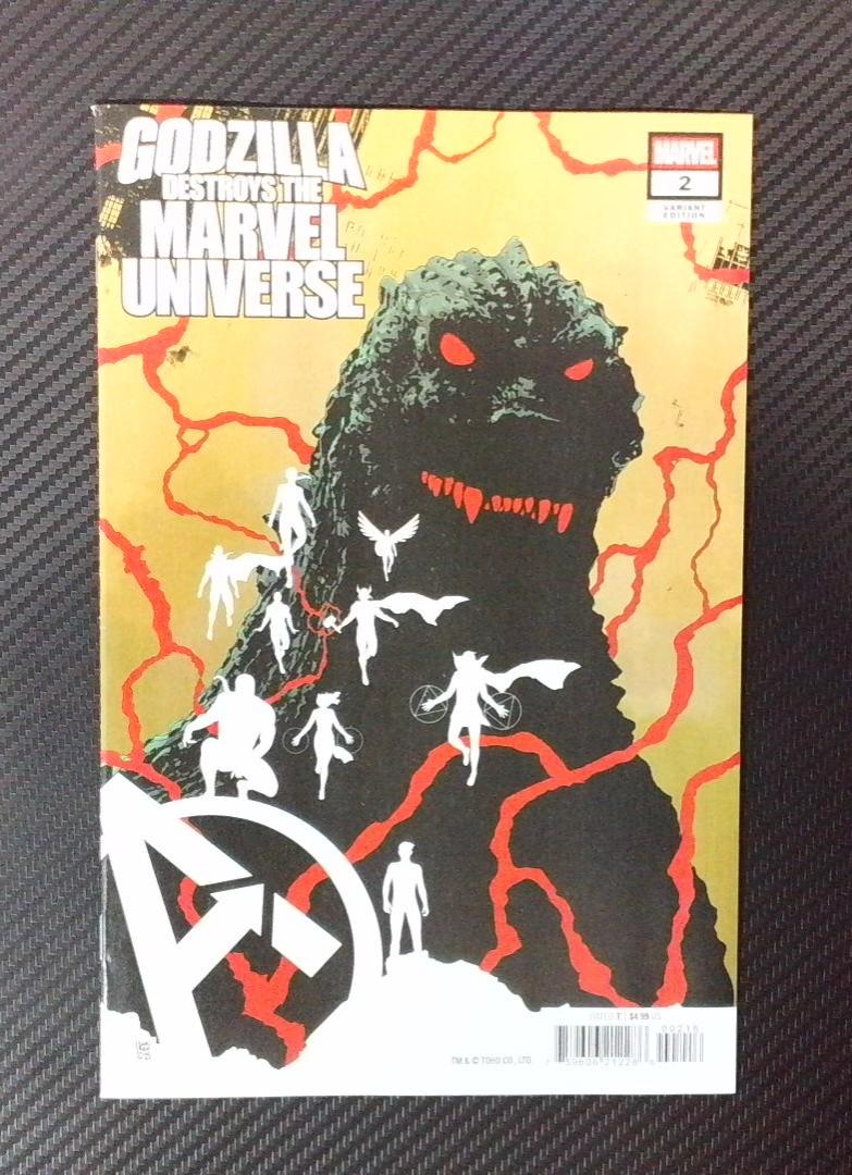 Godzilla Destroys the Marvel Universe #2 NM- 1:25 ANDREA SORRENTINO Marvel 2025