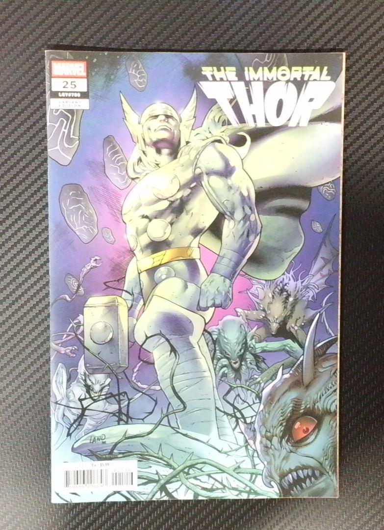 Immortal Thor #25 NM- 1:25 Greg Land Variant Marvel 2025 MW1