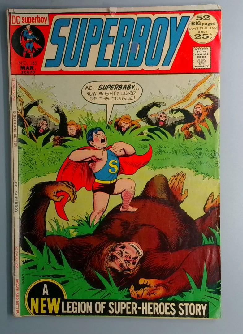 Superboy #183 VG- DC 1972