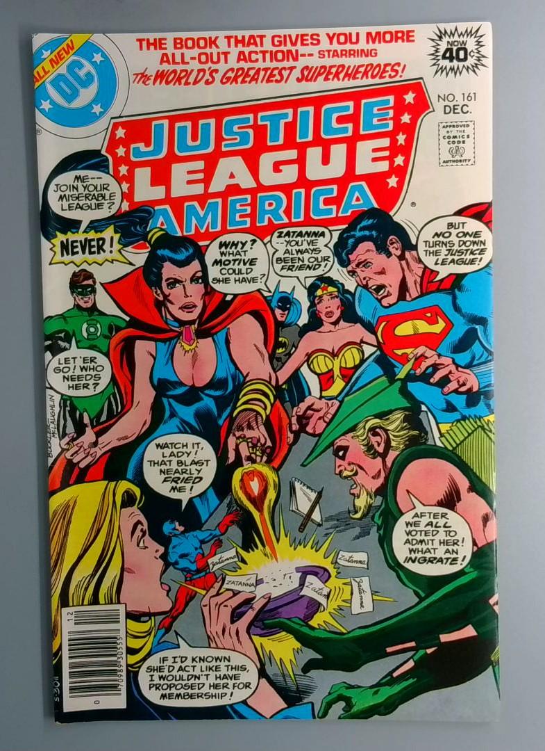 Justice League of America #161 VF Zatanna Debuts New Costume DC 1978