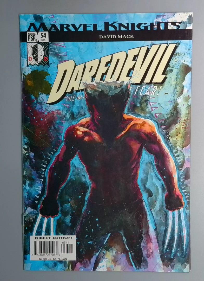 Daredevil #54 VF/NM Wolverine Marvel Knights 2004