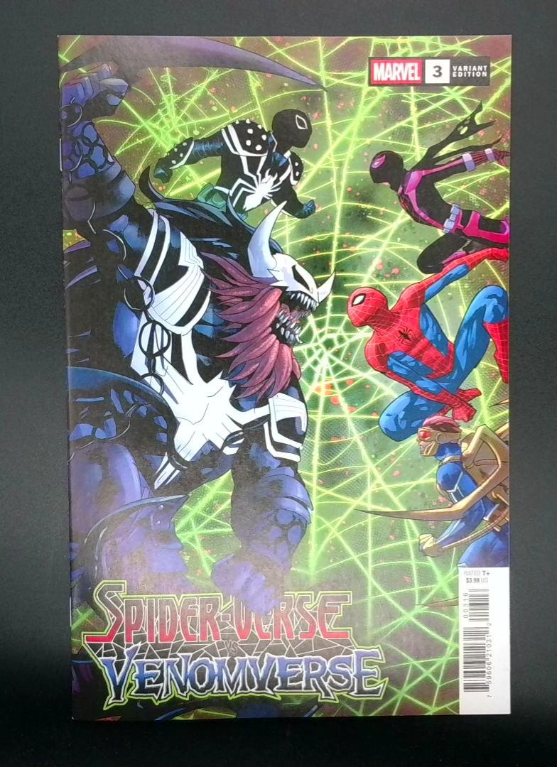 Spider-Verse Vs. Venomverse #3 NM- 1:25 JAN BAZALDUA Variant Marvel 2025