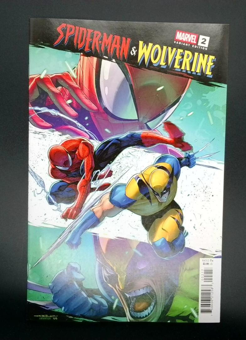 Spider-Man & Wolverine #2 NM 1:25 IBAN COELLO Variant Marvel 2025 MW1