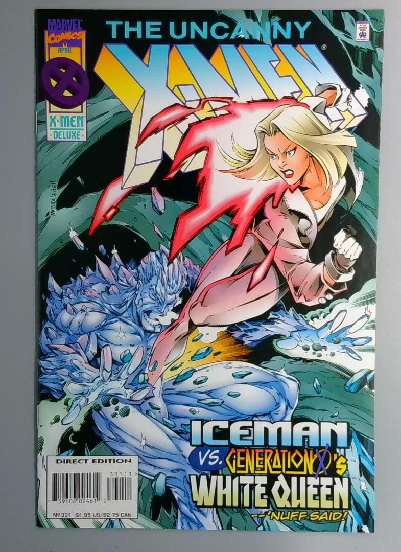 Uncanny X-Men #331 NM- White Queen Cover Direct Edition Marvel 1996