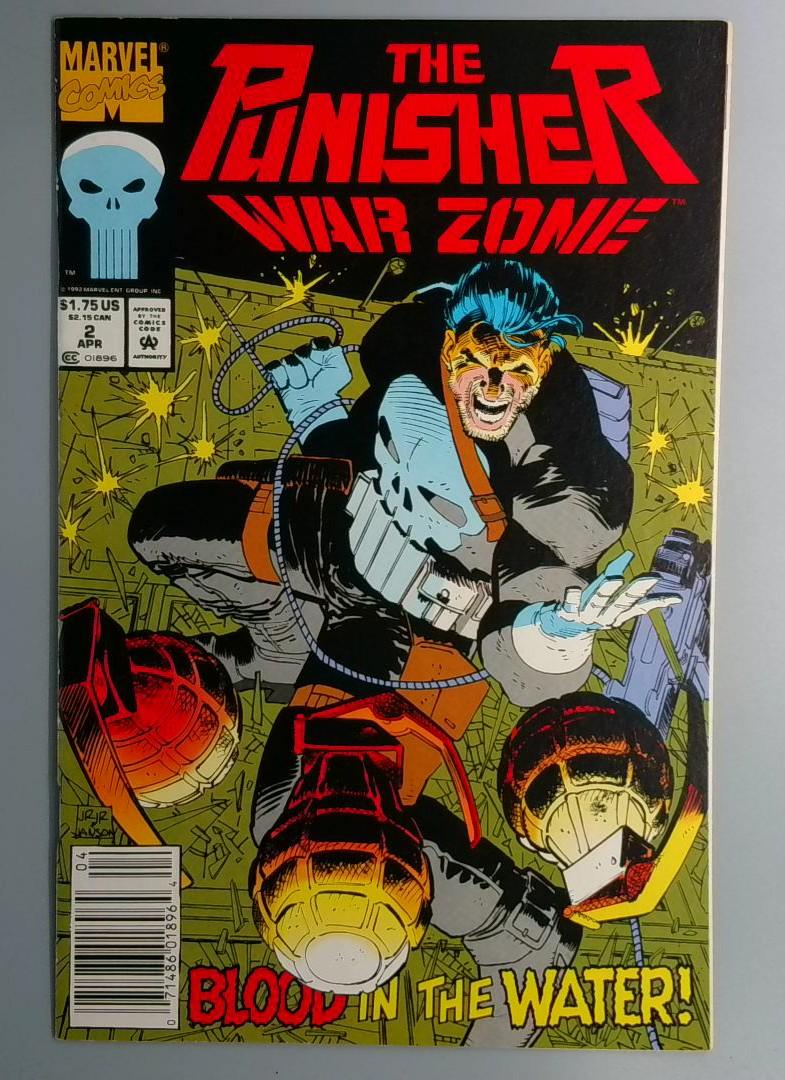 Punisher: War Zone #2 NM- Newsstand Edition Marvel 1992