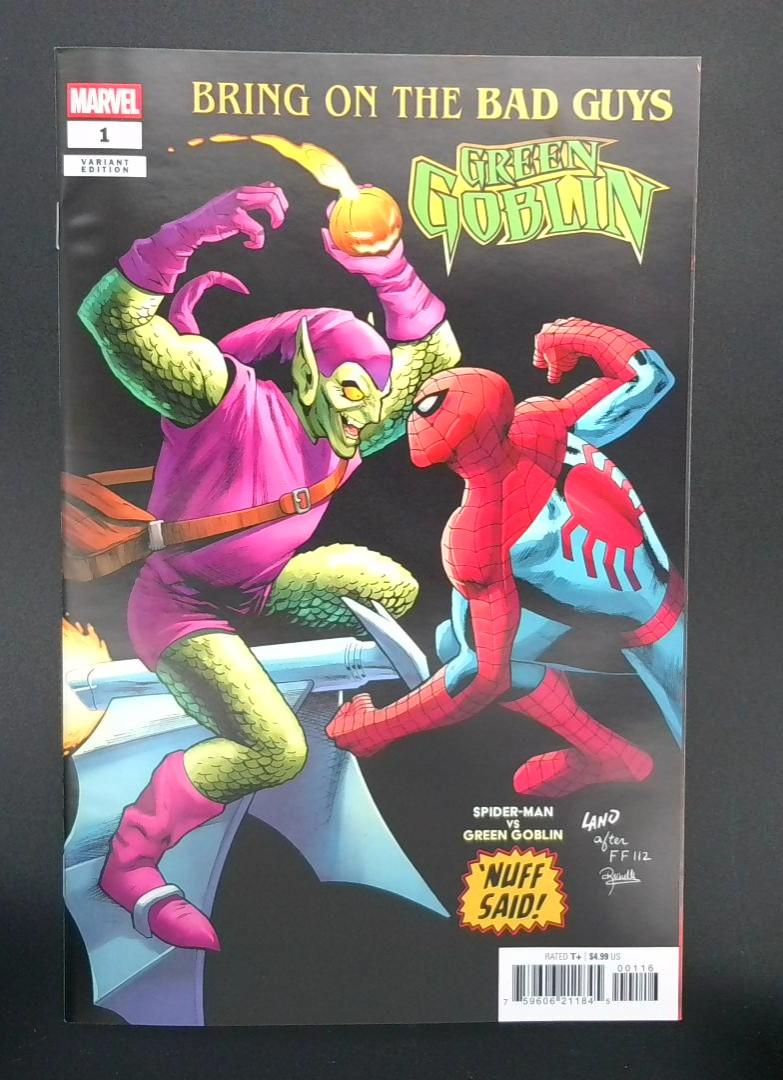 Bring on the Bad Guys: Green Goblin #1 NM- 1:25 GREG LAND Variant Marvel 2025