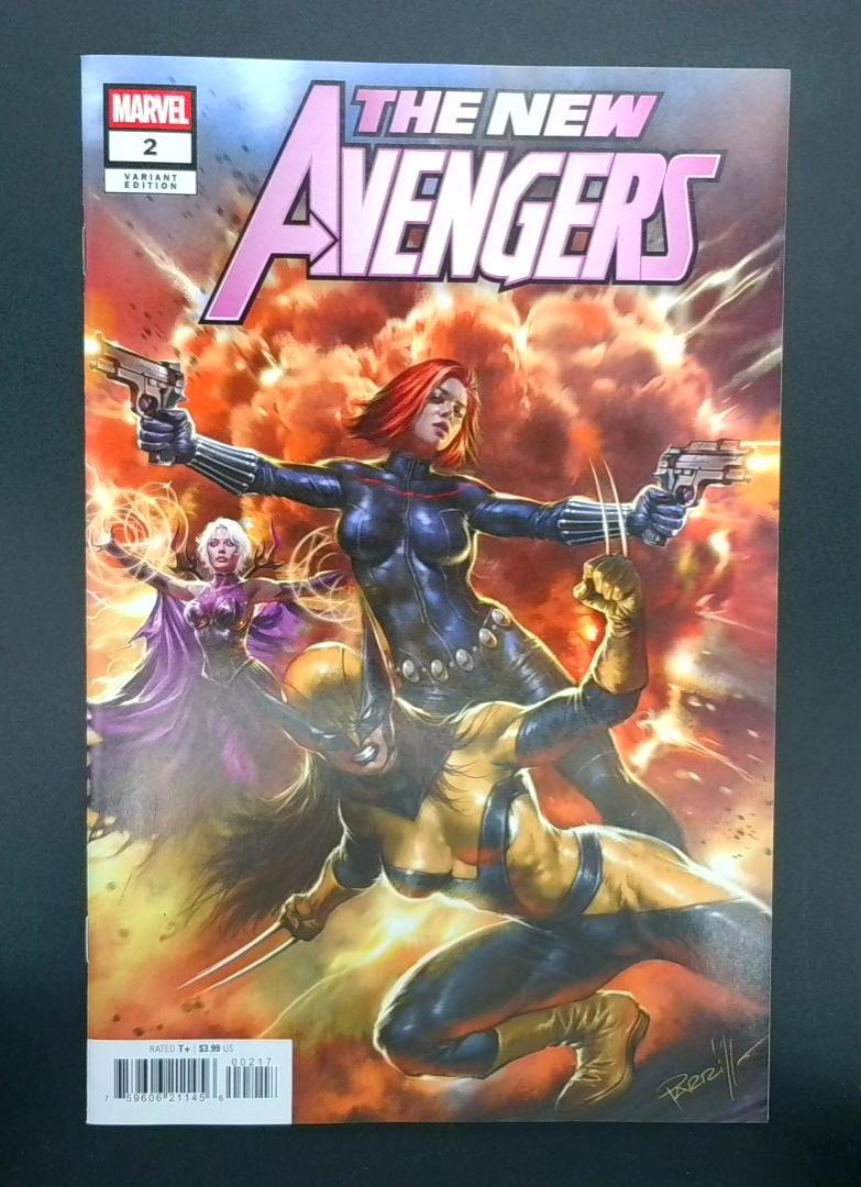 New Avengers #2 NM 1:25 LUCIO PARRILLO Variant Marvel 2025 MW1