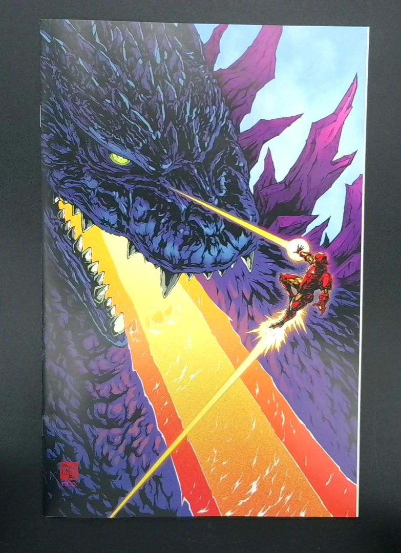 Godzilla Vs. Avengers #1 NM- 1:25  TAKASHI OKAZAKI Variant 2nd Print Marvel 2025