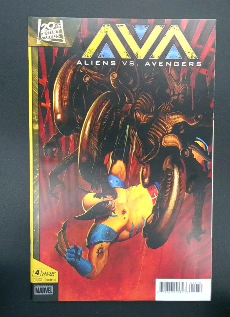 Aliens Vs. Avengers #4 NM 1:25 E.M. GIST Variant Marvel 2025 MW1