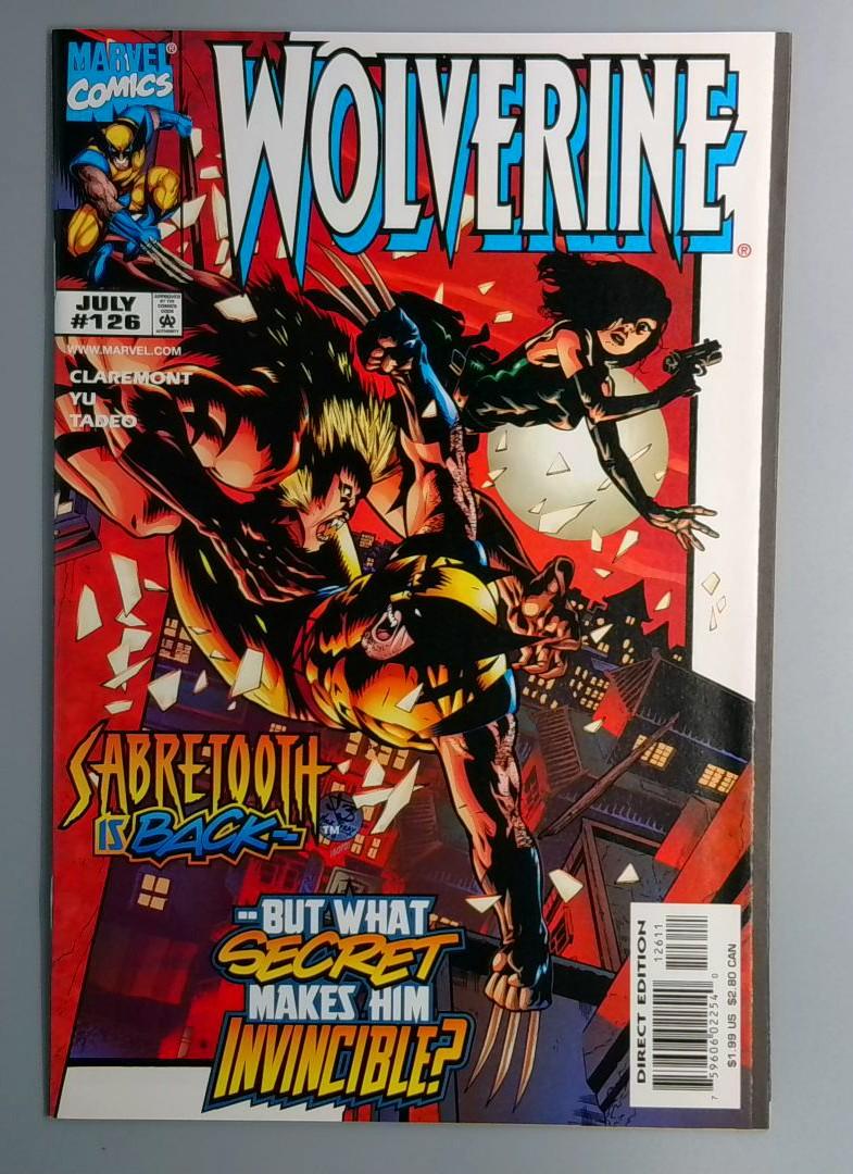 Wolverine #126 NM Sabretooth, Viper, Kitty Pryde Marvel 1998