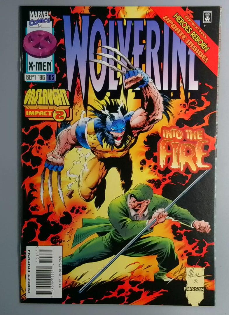 Wolverine #105 NM Onslaught Event Marvel 1996