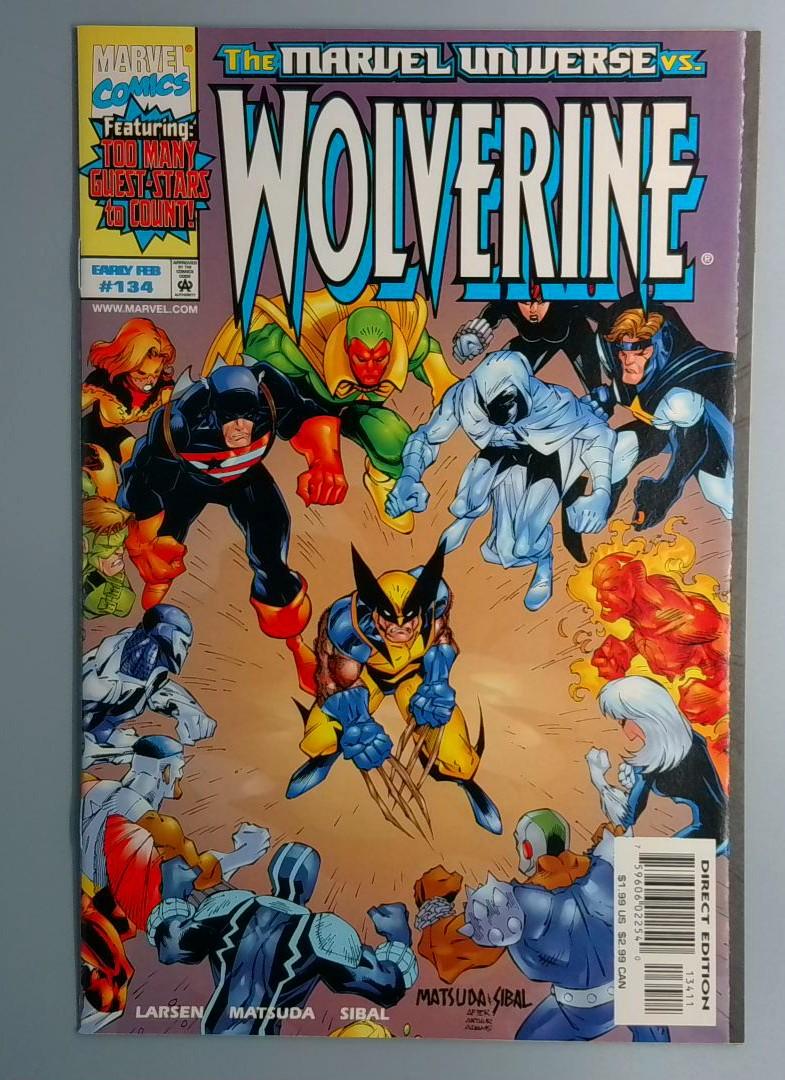 Wolverine #134 NM Avengers Marvel 1999