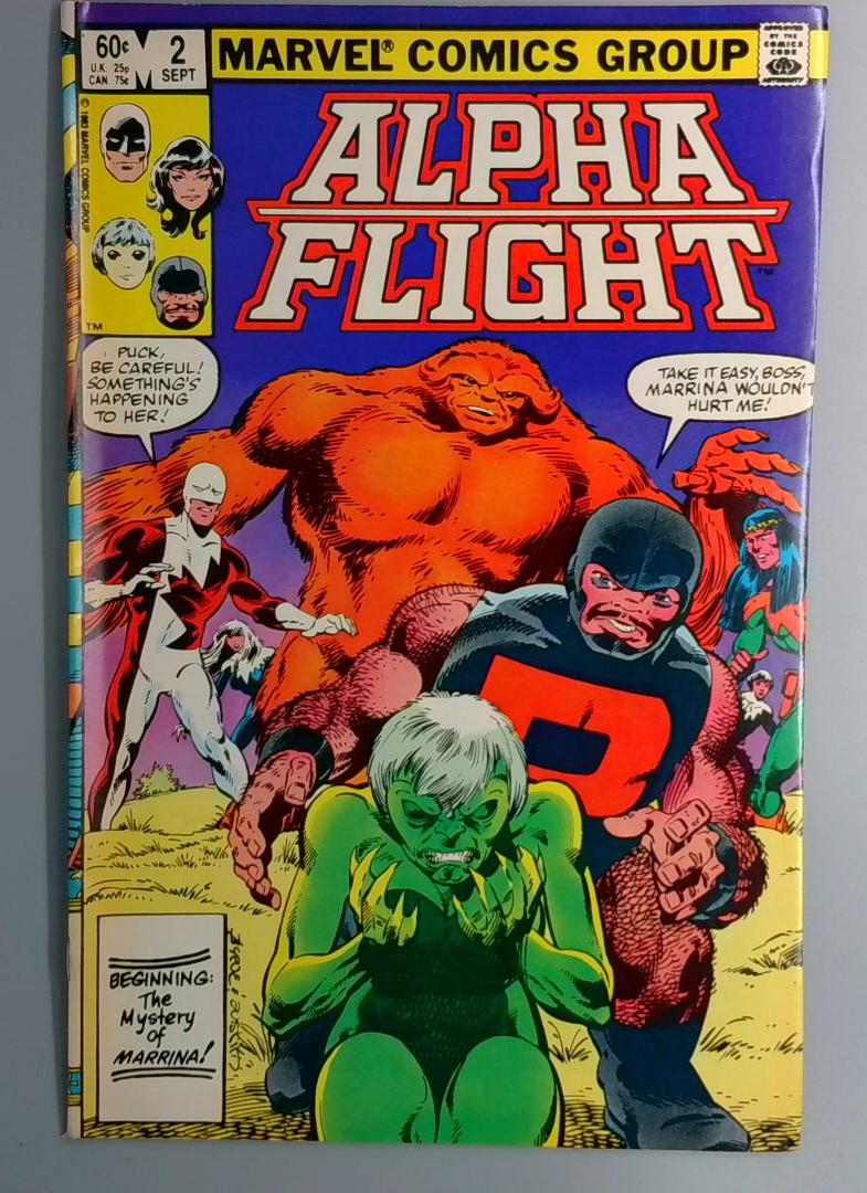 Alpha Flight #2 1st Appearance of Master of the World Marvel 1983