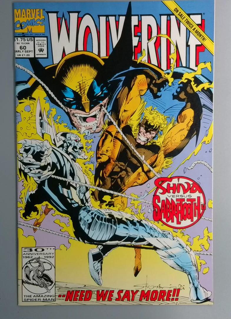 Wolverine #60 VF/NM 1st Kestrel John Wraith Marvel 1992