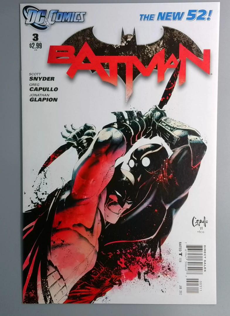 Batman #3 NM 1st Cameo Appearance of the Court of Owls DC 2012