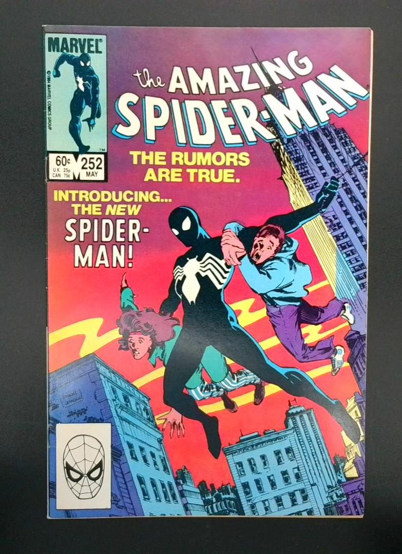 The Amazing Spider-Man #252 VF- 1st Black Costume Marvel 1984