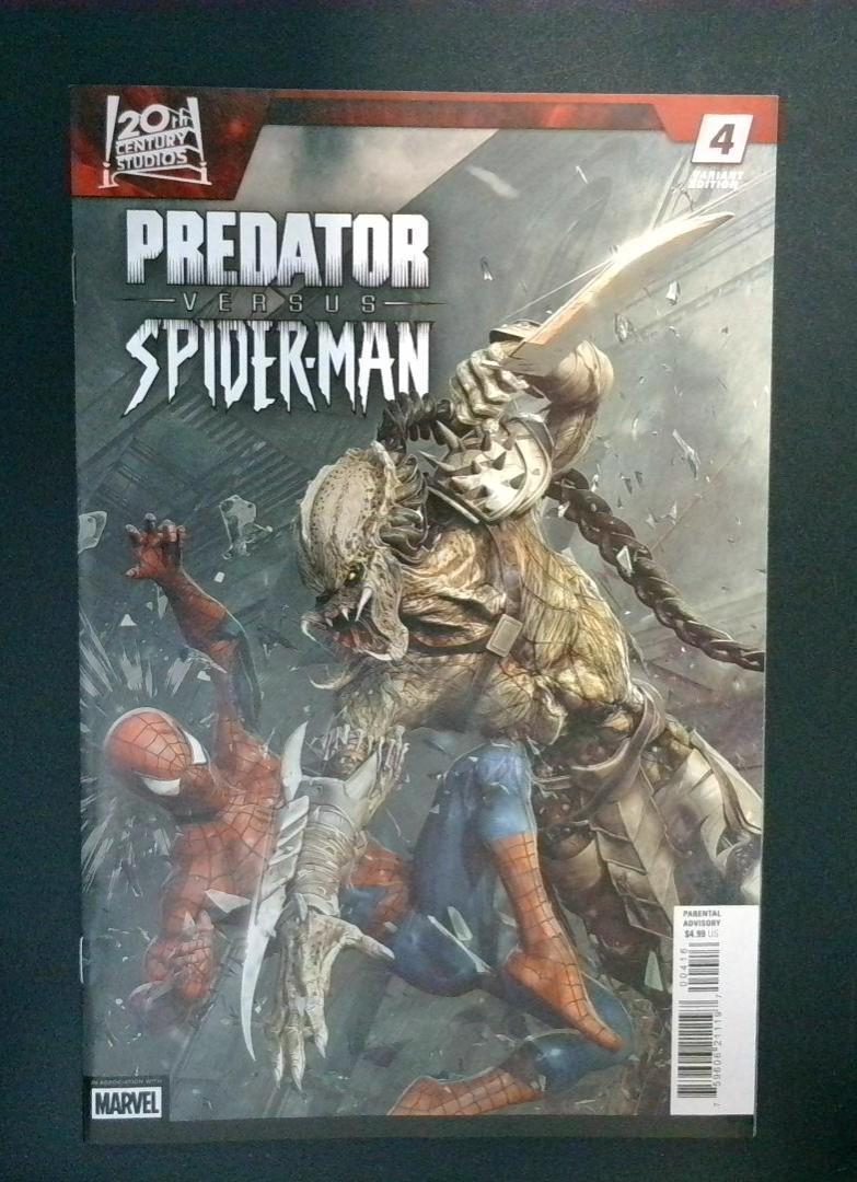 Predator Versus Spider-Man #4 NM 1:25 BJORN BARENDS Variant Marvel 2025 MW1