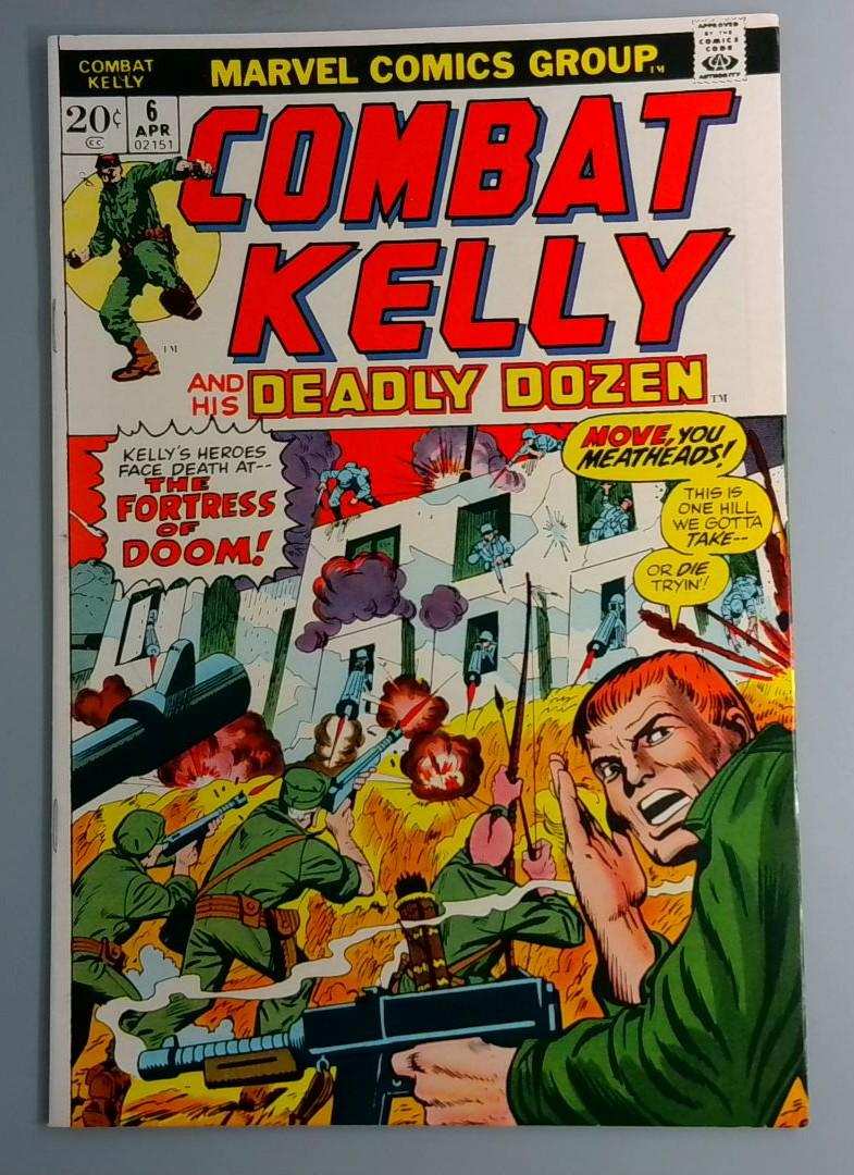 Combat Kelly #6 VF- 1st Capt. Jack "Mad Dog" Martin Marvel Comics 1973 BW1