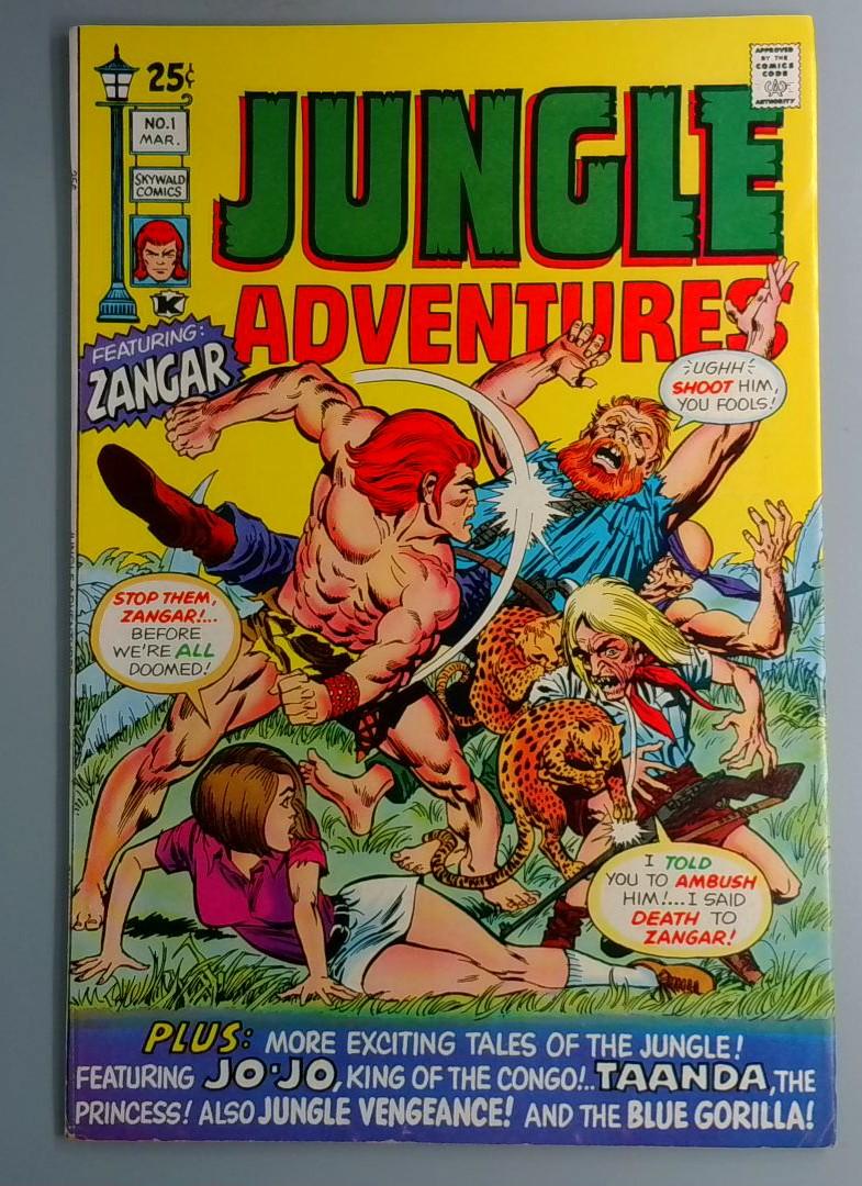 Jungle Adventures #1 FN+ Skywald 1971