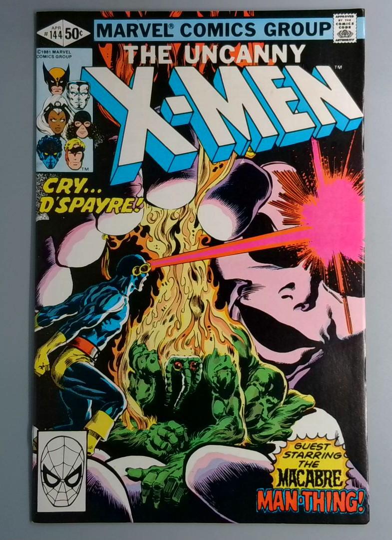 Uncanny X-Men #144 VF/NM Man-Thing Marvel 1981