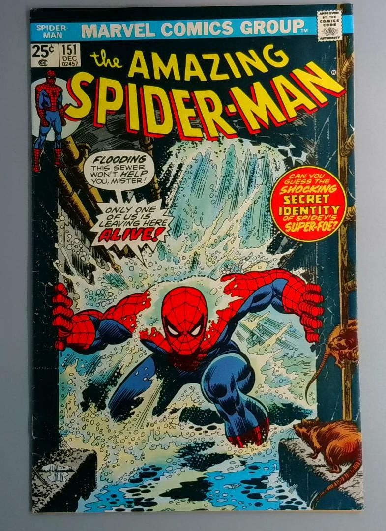 Amazing Spider-Man #151 FN- Spider-Clone Death Marvel 1975 SN1