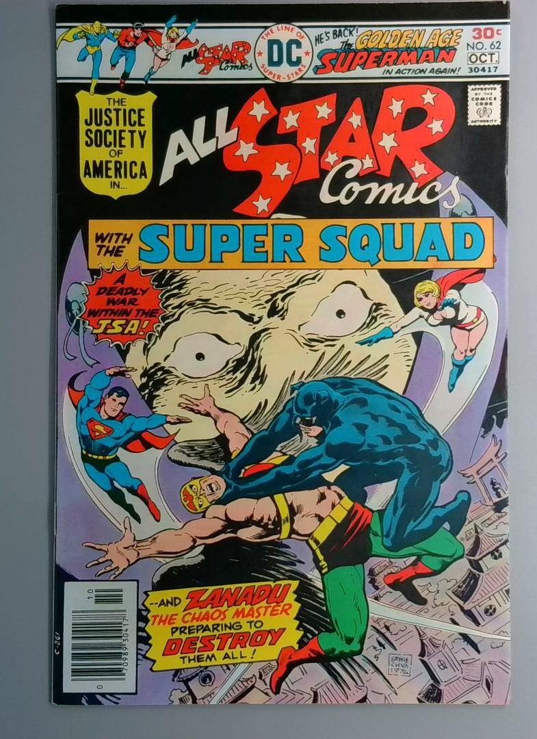All Star Comics #62 VF DC 1976 BW1