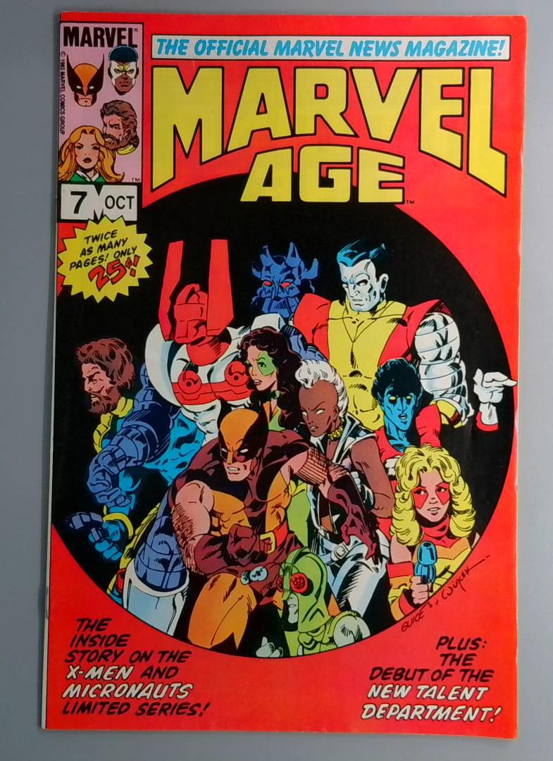 Marvel Age #7 VF/NM Marvel Tails #1 Preview Marvel 1983