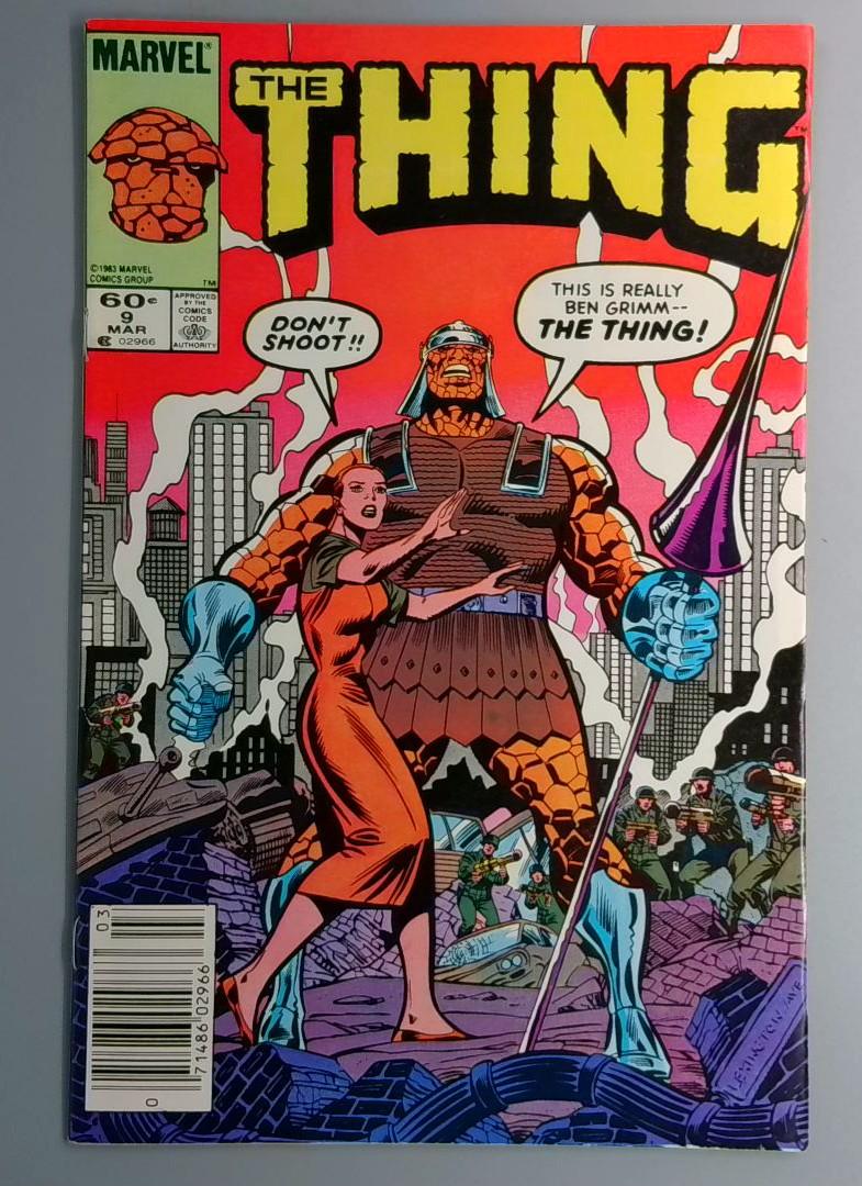 Thing #6 VF- Newsstand Marvel Comics 1983 SN2