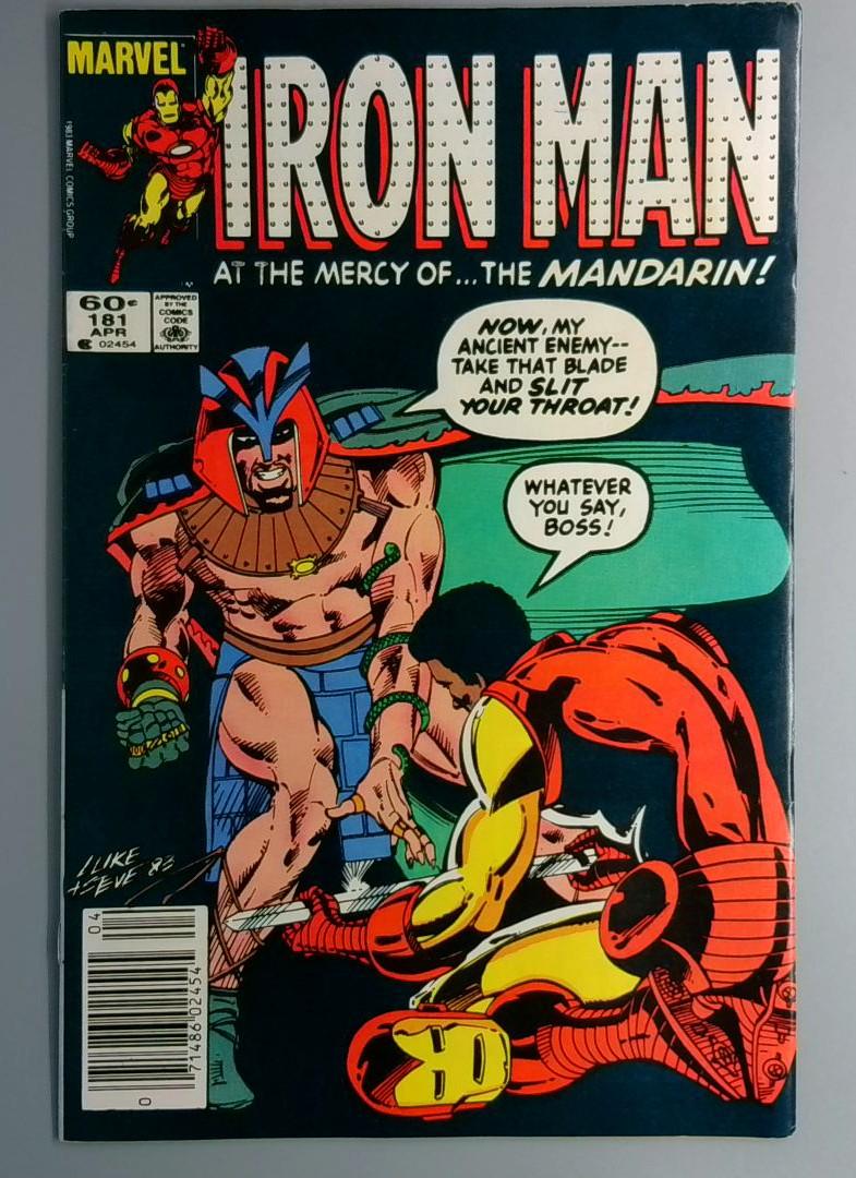 Iron Man #181 Newsstand Marvel 1984