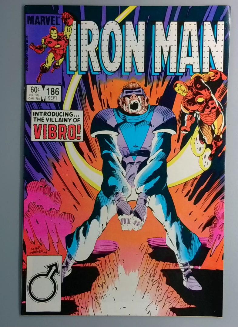 Iron Man #186 1st Appearance of Vibro Direct Edition Marvel 1984