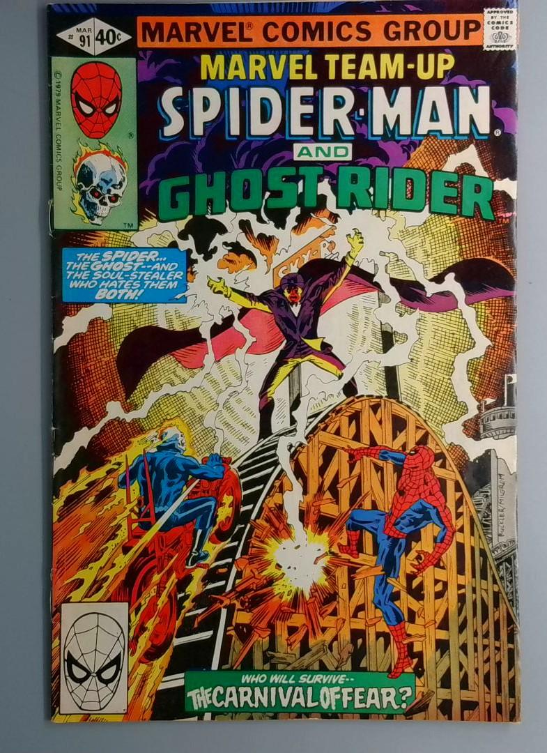 Marvel Team-Up #91 Ghost Rider Team-Up Direct Edition Marvel 1980