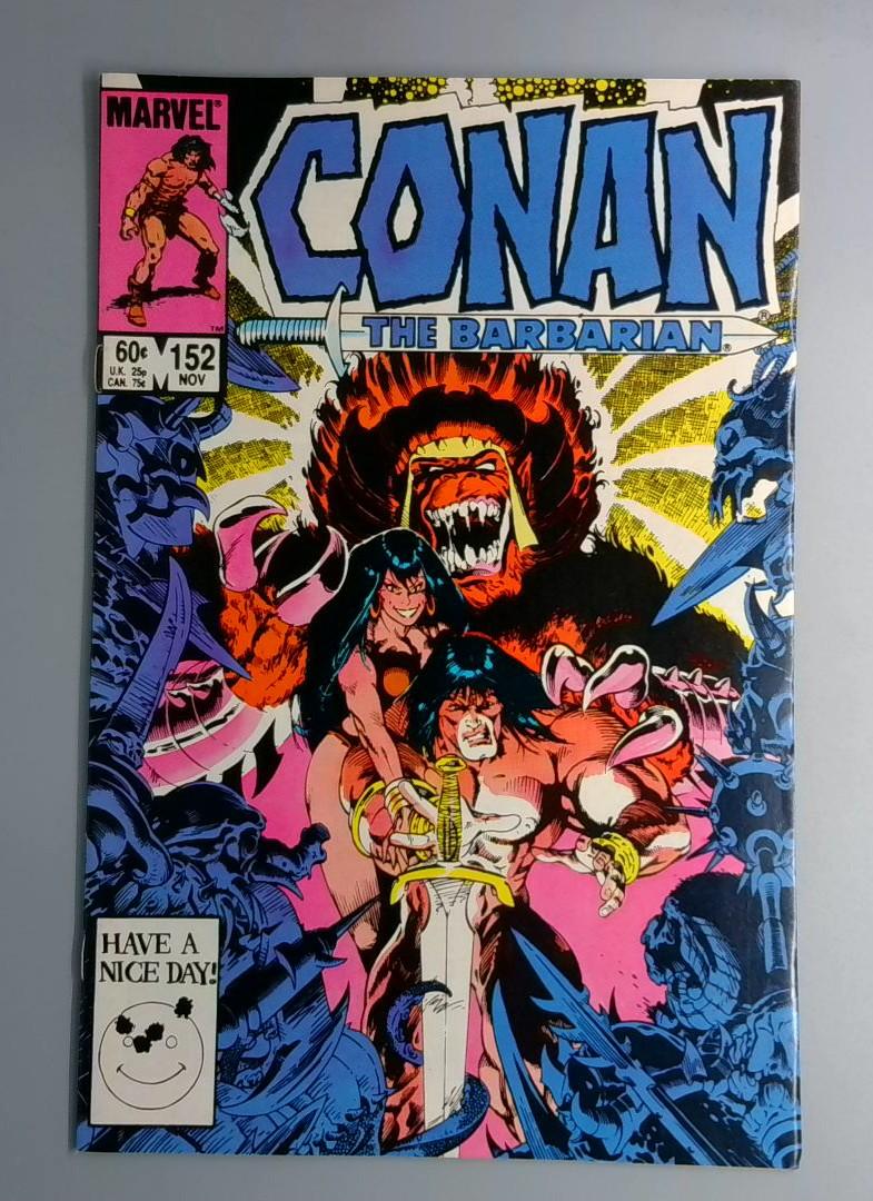 Conan the Barbarian #152 VF+ Direct Edition Marvel 1983