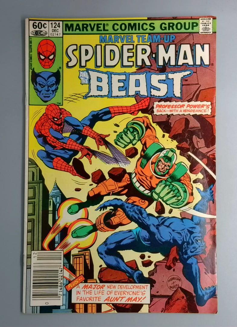 Marvel Team-Up #124 VF Beast Newsstand Edition Marvel 1982