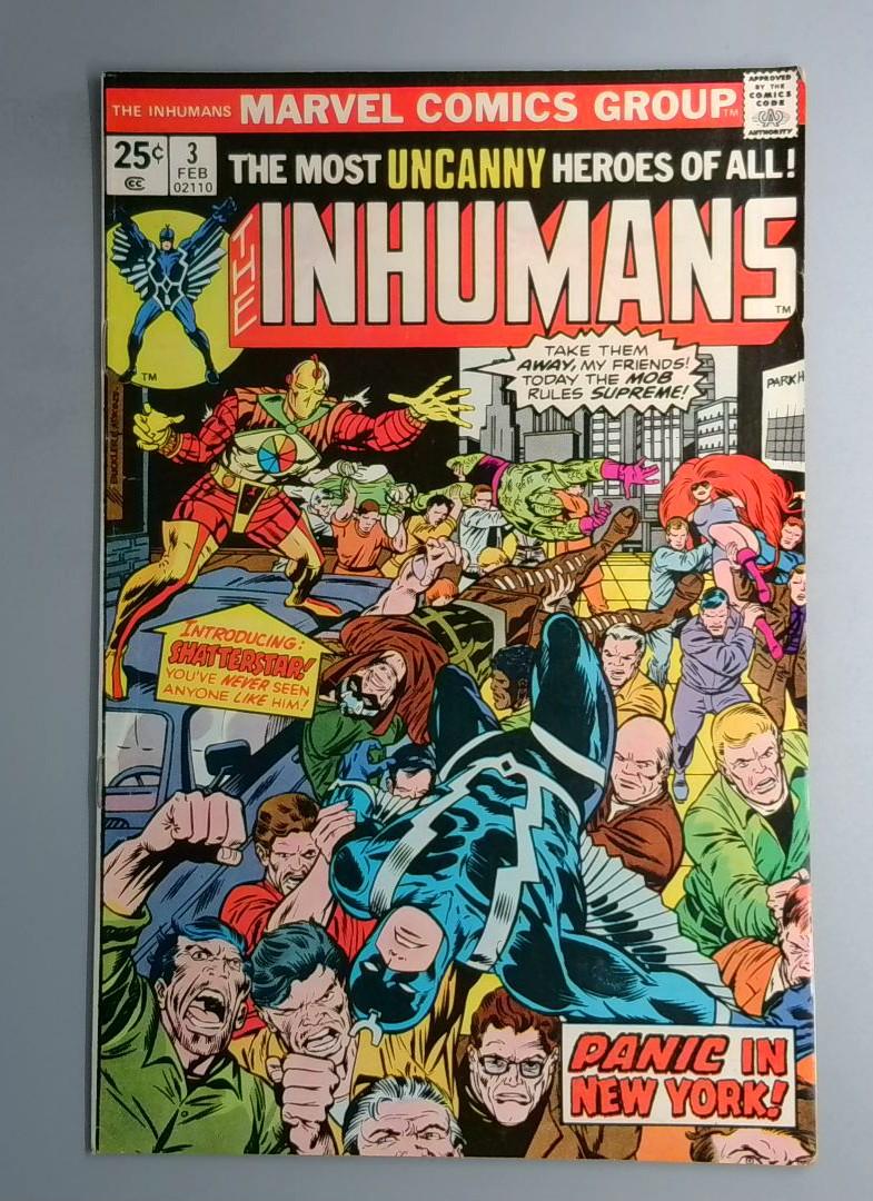 Inhumans #3, FN+ Marvel Comics, 1976 SN1