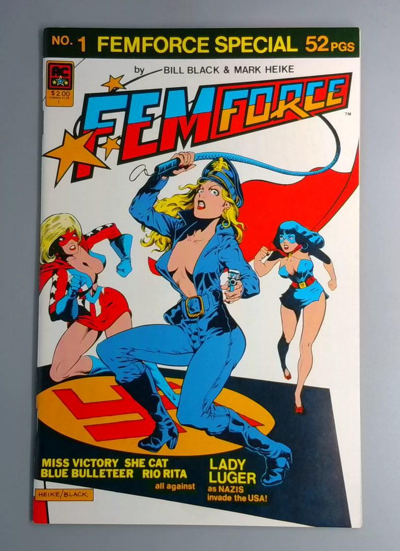 Femforce Special #1 First solo Femforce comic AC Comics 1984 BW1