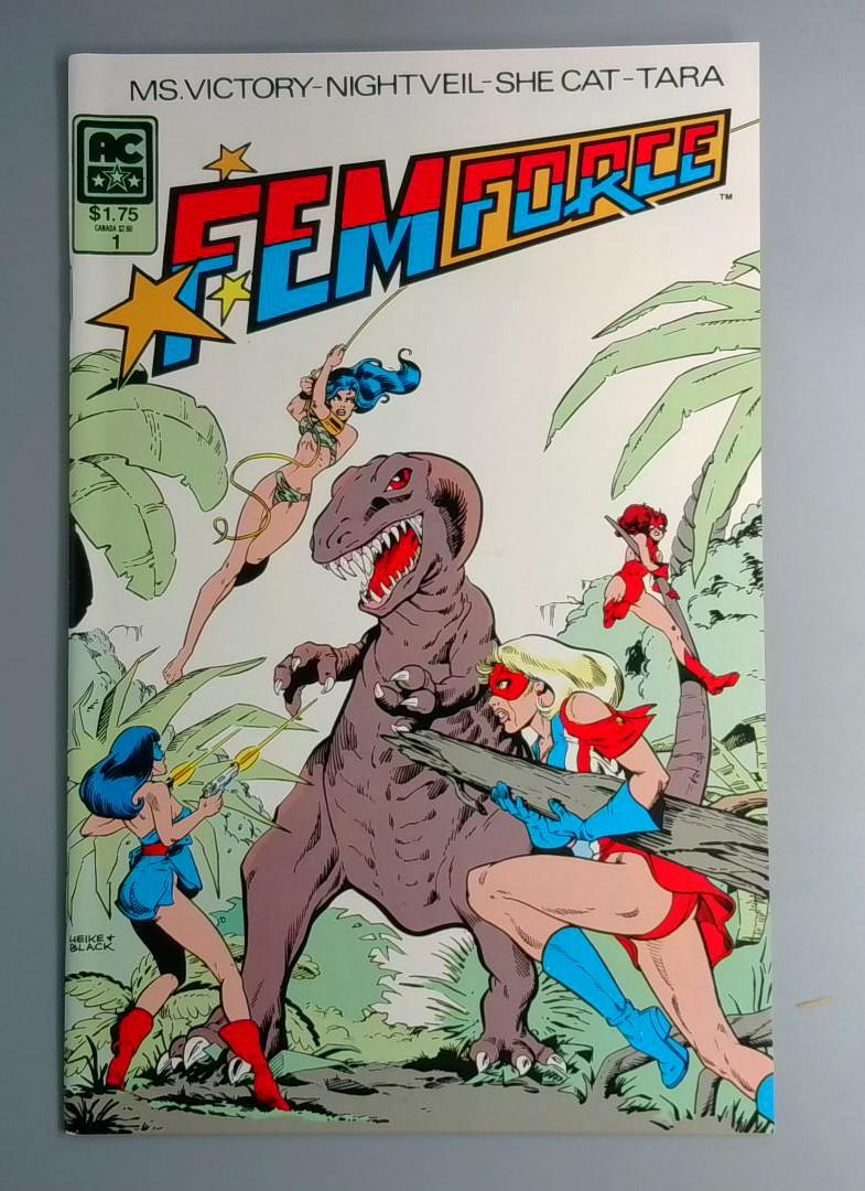 Femforce #1 NM 2nd Femforce AC Comics 1985 BW1